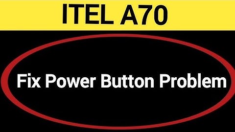 How to fix power button problem ITEL A70 me, how to fix auto restart problem