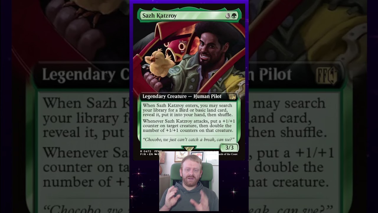 mtg final fantasy sazh Katzroy [FINAL FANTASY] If a land or Bird you control entering the battlefield causes a triggered ability of a permanent you control to trigger Sazh - Gunslinger in the