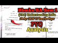 Bbmku Dhanbad BA Sem 1 VAC Understanding India Previous Year Question Paper | Bbmku BA Sem 1 PYQ p2