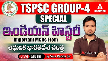 Important MCQs From Modern History TSPSC GROUP 1,2,3,4 | APPSC GROUP 2 | Adda247 Telugu