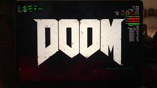 Apple MacBook Pro 15.4" Radeon Pro 560 Playing DooM