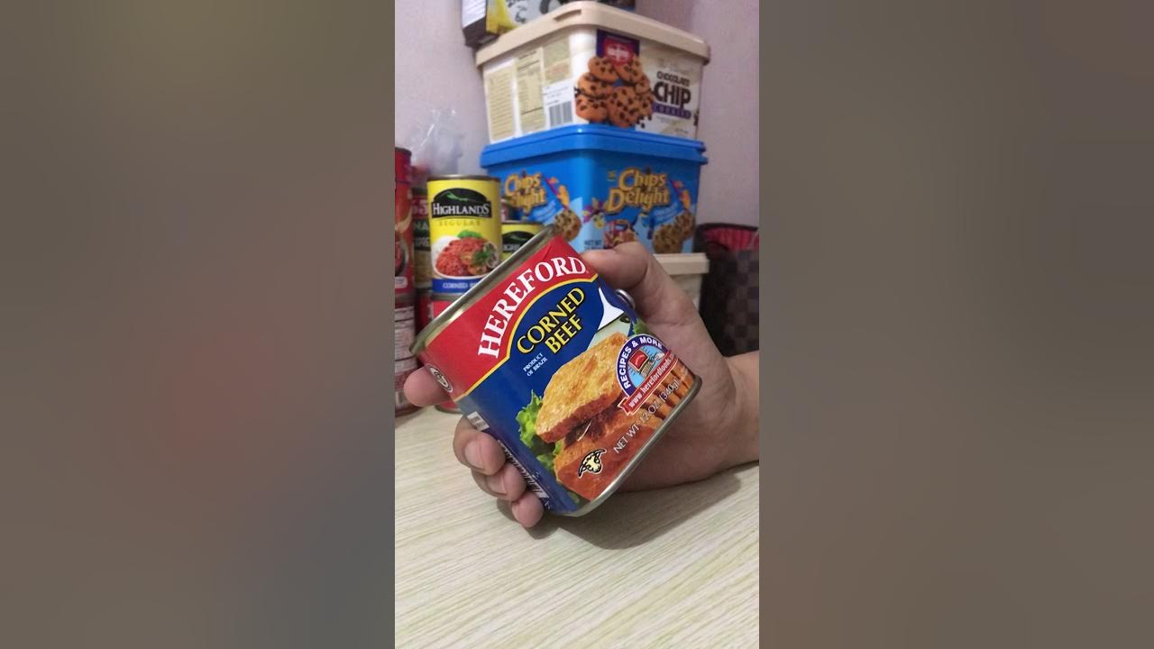 How to open a Hereford corned beef with a key (Unboxing) YouTube