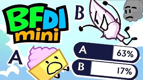 We asked Tiktok to VOTE the best object – BFDI MINI with TPOT 15 Timeline