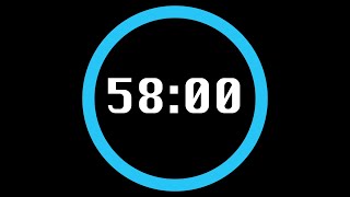 58 Minute Timer - 4K 60 FPS