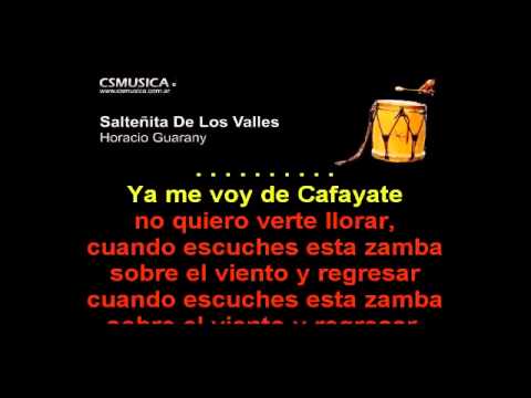 Folklore Salteñita De Los Valles Karaoke +3 semitonos