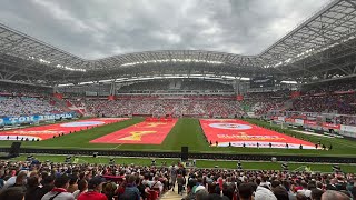 Русские вперед! Перекличка фанатов ЦСКА и Зенита в Казани