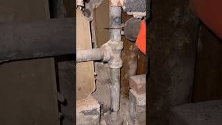 Bathroom sink drain repipe #nycplumbing