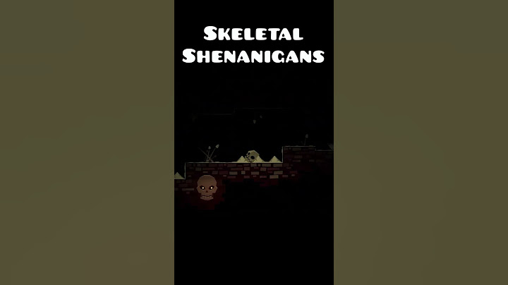 Jumpscare in Skeletal Shenanigans 💀 #geometrydash #gdupdate #gd #gaming #games #gameplay #memes
