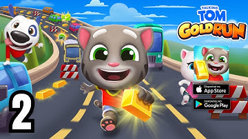 Talking Tom Gold Run Gameplay Walkthrough Part 2 - (iOS, Android)