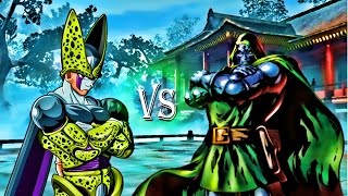 dr doom vs cell marvel vs dragonball z
