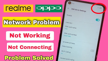 Realme/OPPO Network Problem Solution | How to Solve Network Problem in Realme/oppo Devices