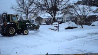 Snow plowing with my ASV RCV