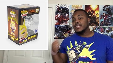New Chrome All Might Funko POP (Funimation 25th Anniversary Exclusive)