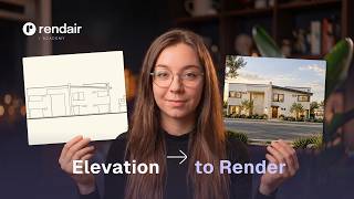 Turn Architectural Elevations into Renders with AI | Rendair Tutorial