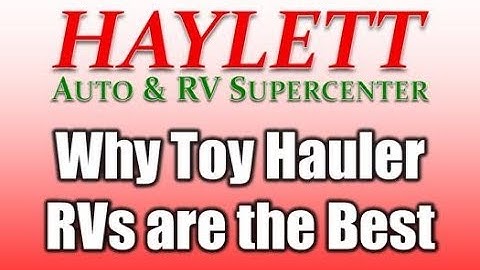 HaylettRV - Why Toy Haulers are the Best RVs with Josh the RV Nerd
