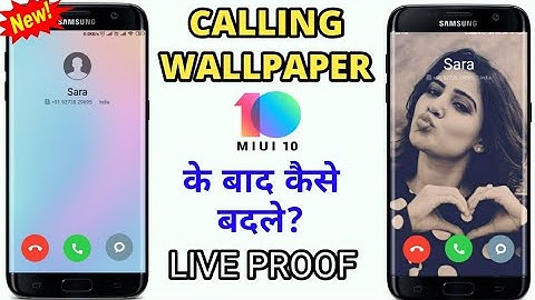 Calling Screen Change MIUI 10 theme | Call screen change MIUI 11 theme | Calling Screen Change MIUI