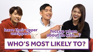 Elvin Ng and Hong Ling from Mister Flower 花花公子 plays Who's Most Likely To? | Cast Exclusives