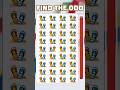 HOW GOOD ARE YOUR EYES 😭 || Part 207 || Find The Odd Emoji Out | Emoji Puzzle #emoji #emojichallenge