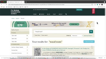 Guide to Using The British Newspaper Archive for Historical Research