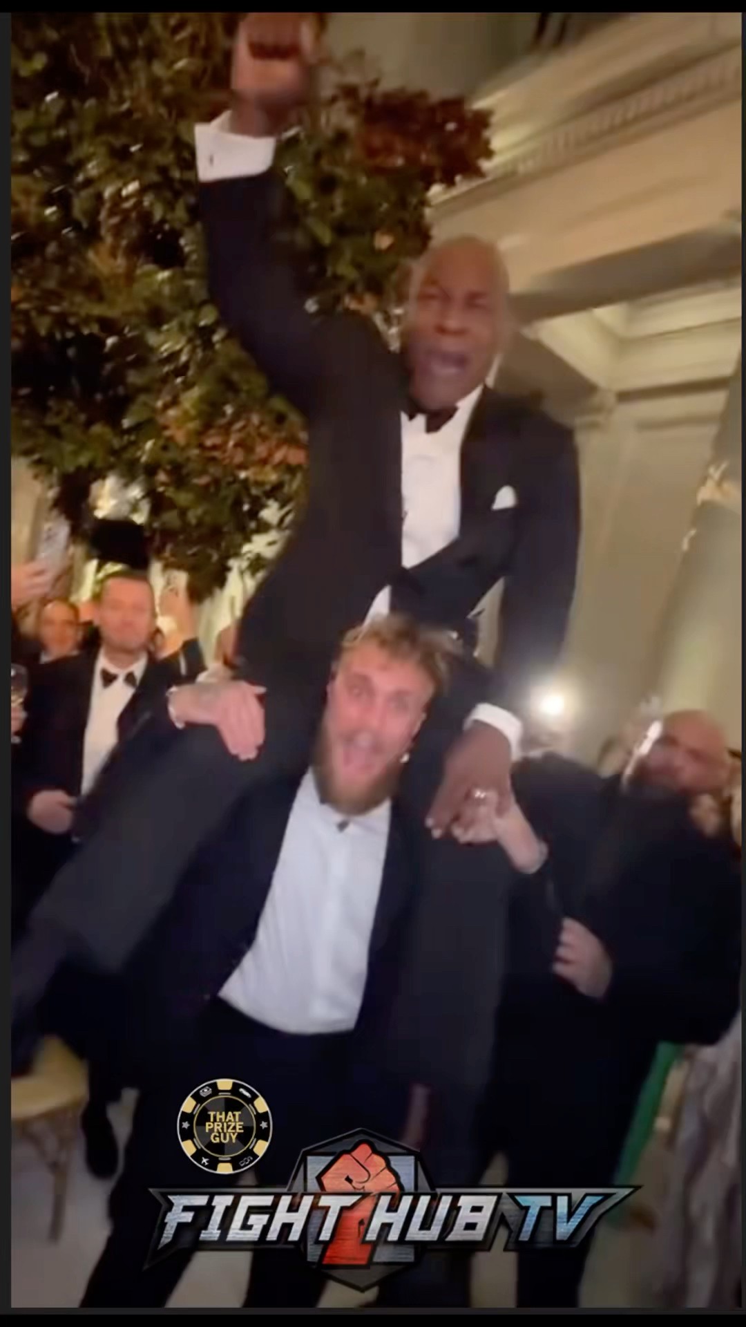 Mike Tyson WILDIN OUT with Jake Paul in DC in first meeting after fight!