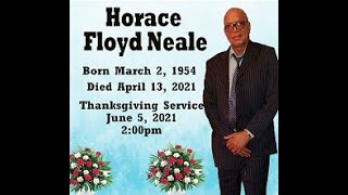 Thanksgiving Service for the Life of Horace Floyd Neale
