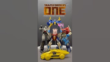 Transformers One: Studio Series Starscream Size Comparisons #shorts