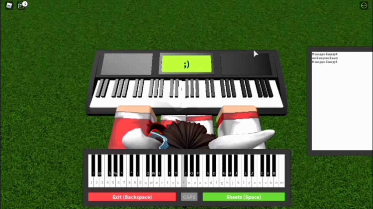 Twinkle Twinkle Little Star Roblox Virtual Piano YouTube 