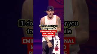 Eminem Gets Emotional While Performing MockingBird Live #shorts #eminem Resimi