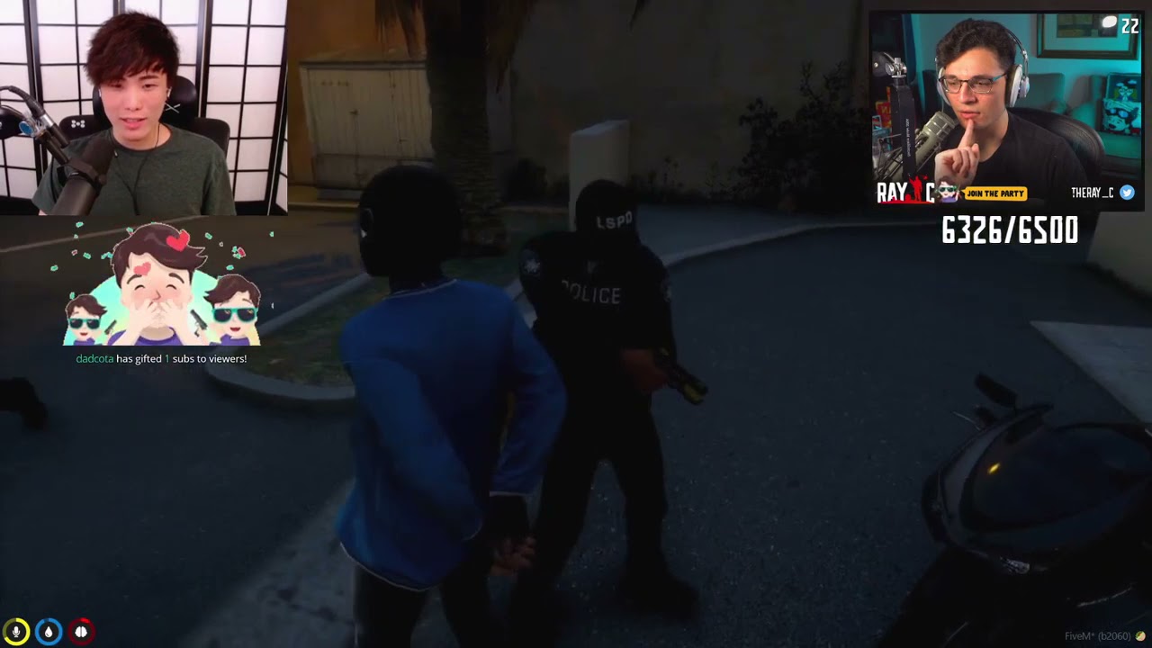 RayC Reaction to Sykkuno and xQc's NEARLY CAUGHT In Vault Getaway | GTA V RP NoPixel 3.0 (clips)