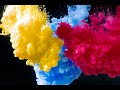 Bizarre,fascinating forms of ink with super relaxing music of the Russian composer. Slow motion.