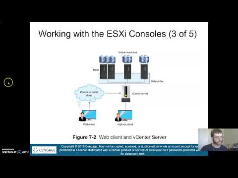 Virtualization Chapter 7: Working with the ESXi console
