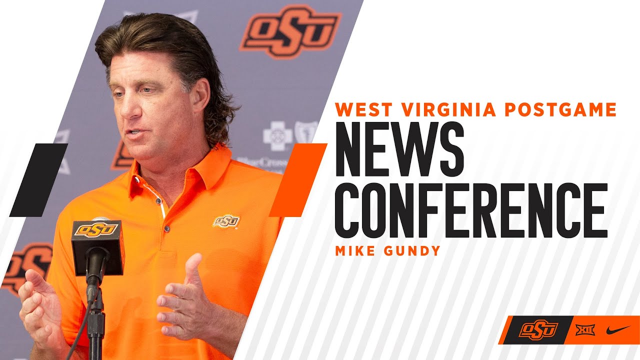 mike gundy west virginia postgame presser 11 23 19 youtube