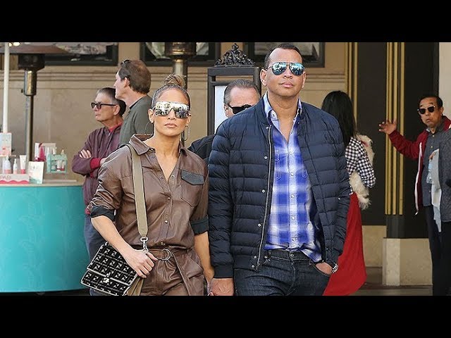 Jennifer Lopez & Alex Rodriguez Go Shopping on Rodeo Drive