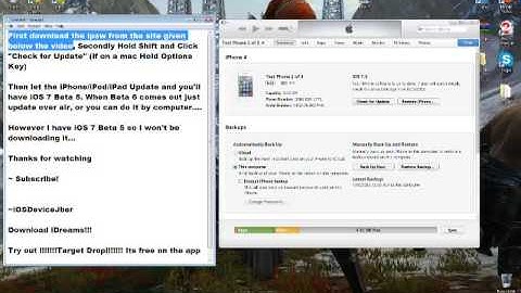 How To Install NEW iOS 7 Beta 5 (FREE) Without A Dev Account Or UDID