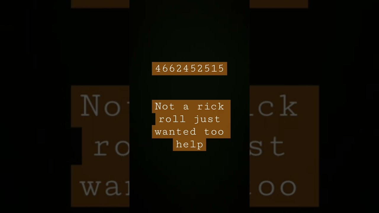 Never gonna give you Up Roblox ID YouTube