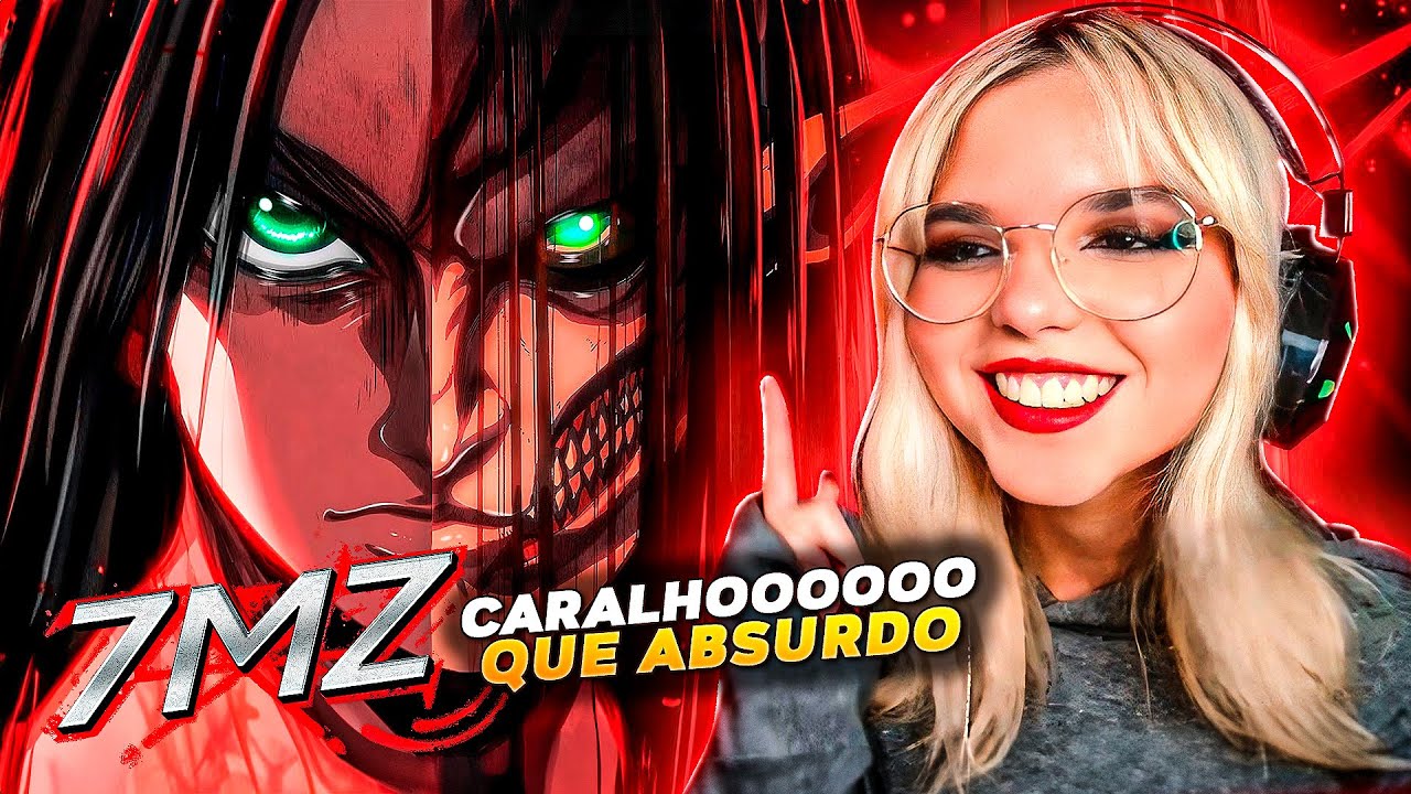 REAGINDO 🕊️ Eren (Attack on Titan) - AO SOM DO ESTRONDO | 7 Minutoz