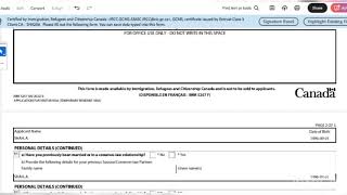 How to fill IMM 5257e Form | How to apply Canada tourist visa | Canada tourist Visa