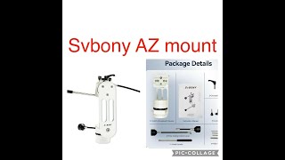 Svbony AZ Mount #svbony #telescope #tripod #mounts #skywatcher #explorescientific #orion #celestron