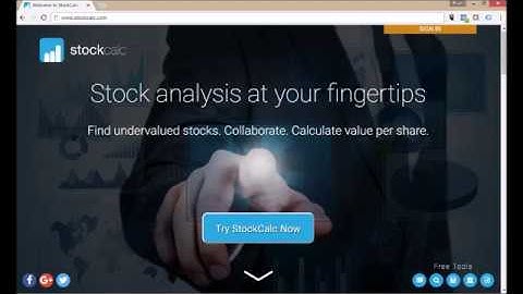 Welcome to Stockcalc