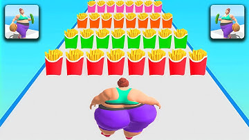 Fat 2 Fit 🍟😋🍟 Max Level Game All Levels iOS Android Gameplay NEW Update #9