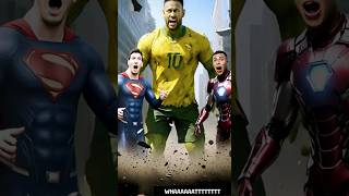 Messi Becomes Superman ⚡ Neymar Hulk | Ronaldo Groot | Mbappe Ironman