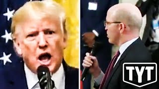 Reporter's Question Sends Trump Into Emotional Breakdown