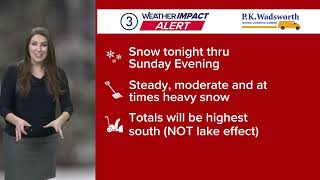 Northeast Ohio Forecast Tracking Incoming Winter Storm