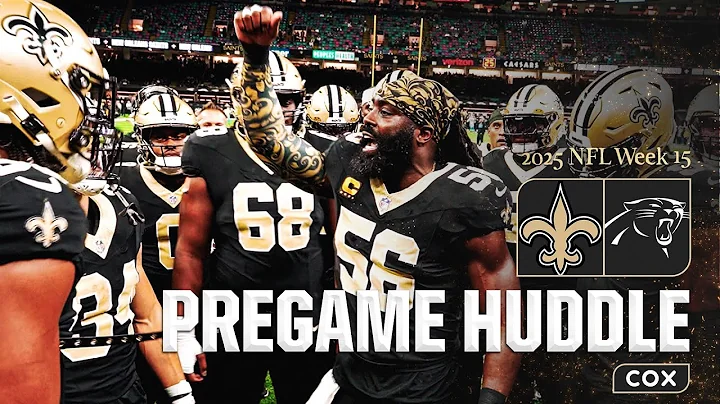 Saints Pregame Huddle vs. Panthers | 2025 NFL Week 15