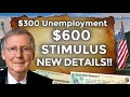 2ND STIMULUS CHECK UPDATE $300 UNEMPLOYMENT BENEFITS EXTENSION LWA PUA PEUC FPUC SSI BILL DETAILS