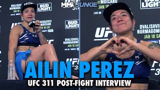 Ailin Perez Details Run-In With 'Trash' Tracy Cortez, Says 135 Division 'Smells Like Sh*t' | UFC 311