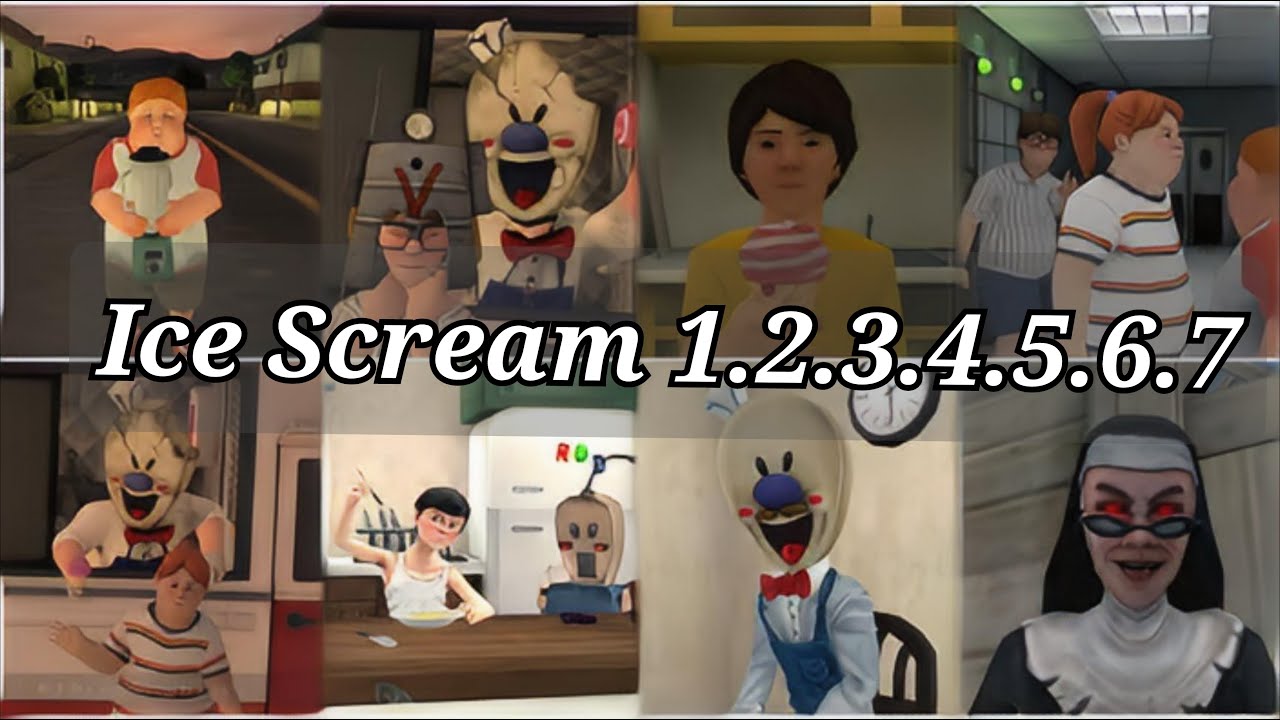 Ice Scream 1, 2, 3, 4, 5 Friends and pre-register Ice Scream 6 Friends