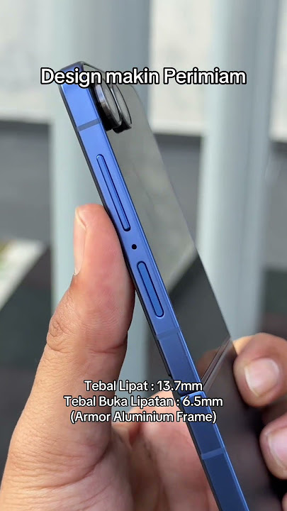 Foundation AWEK VS Samsung Z Flip 7 😱😱😱, kecik je rupanya phone lipat Samsung ni weh🤤