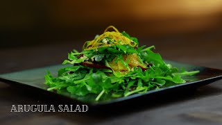 Easy Arugula Salad - Orange Vinaigrette