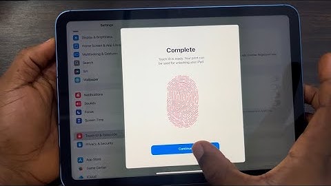 iPadOS 18: How to Add Another Fingerprint on iPad